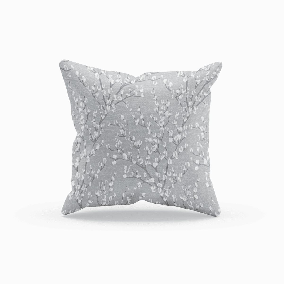 Arcus Collection Catkin Silver Cushion Cover