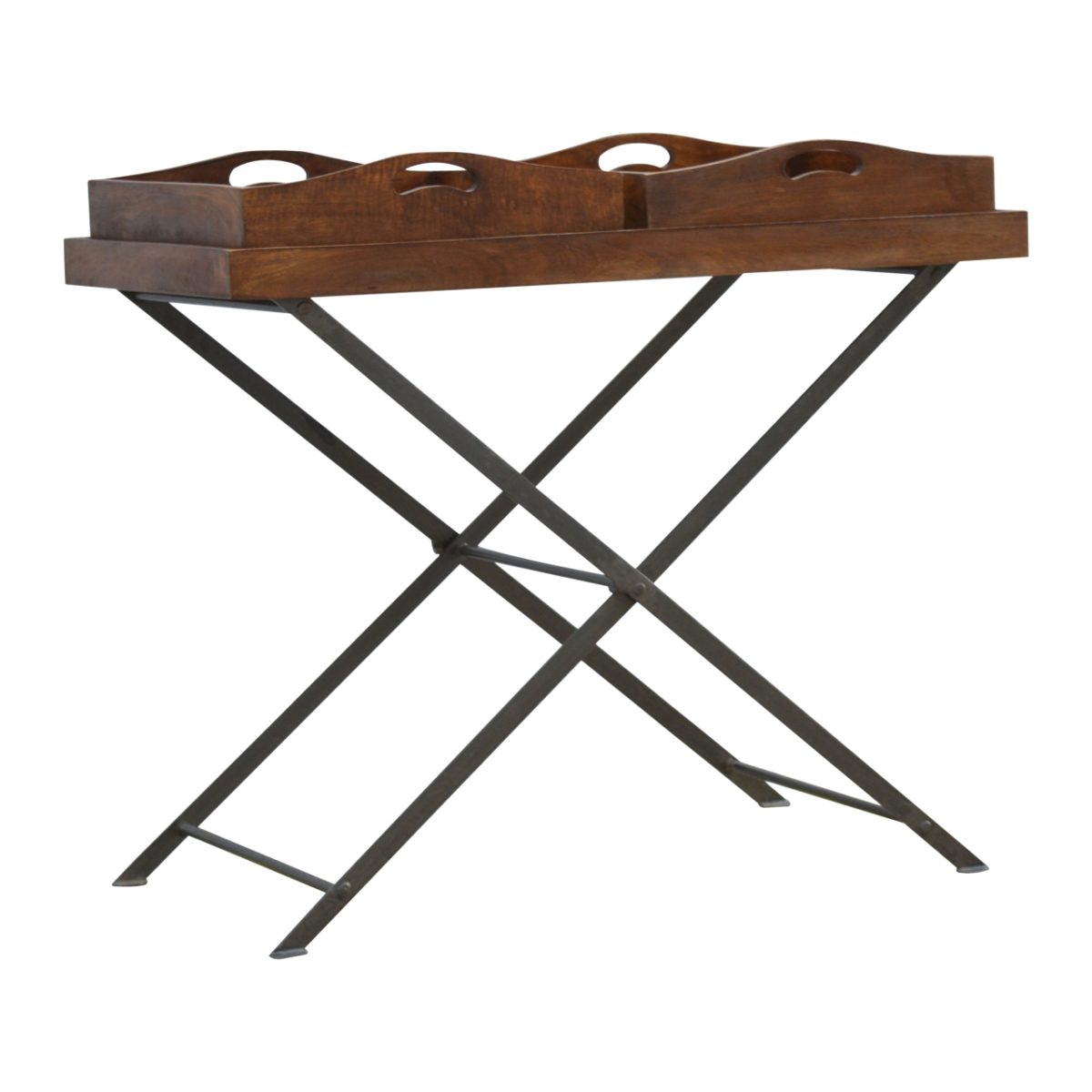 Industrial Style Tray Table
