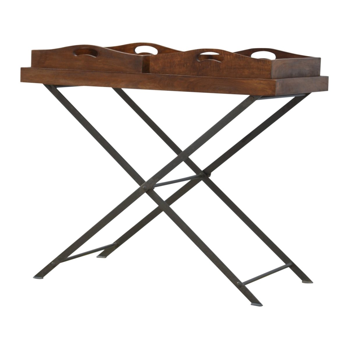 Industrial Style Tray Table