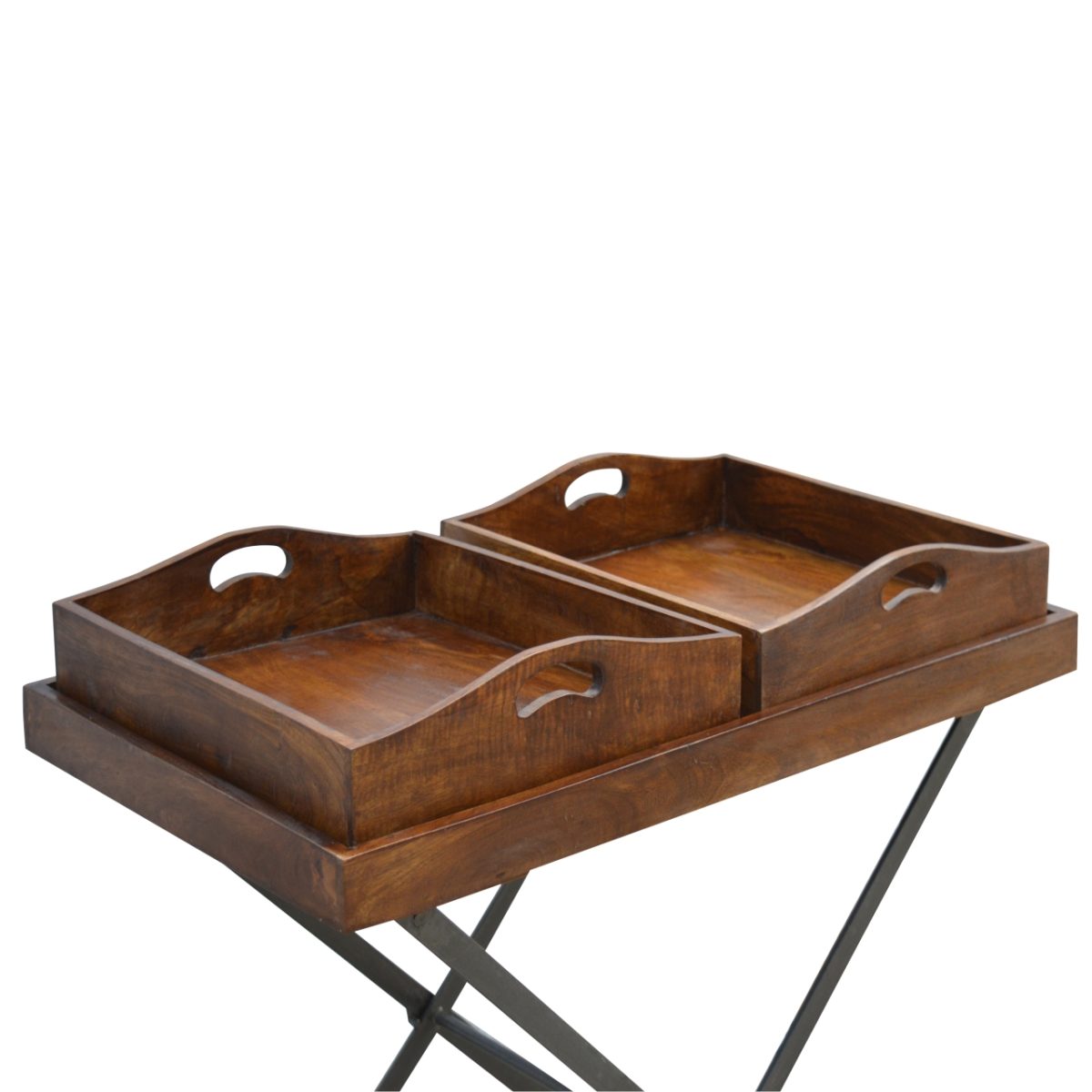 Industrial Style Tray Table