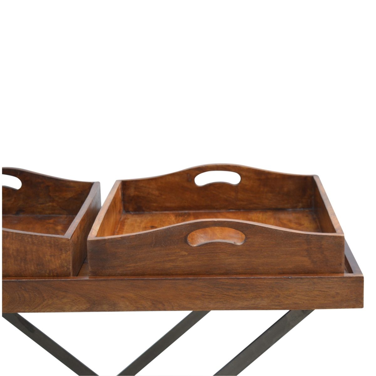 Industrial Style Tray Table