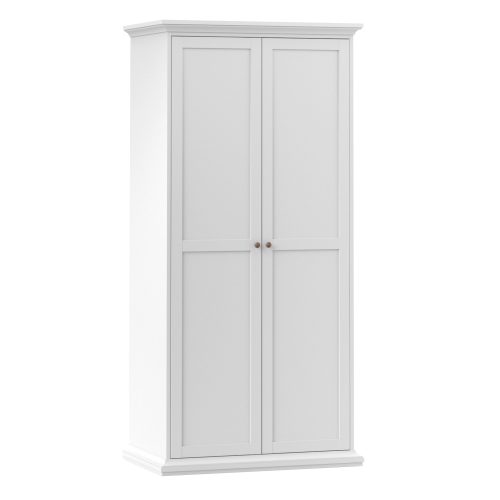 Tifton 2 Door Wardrobe, White
