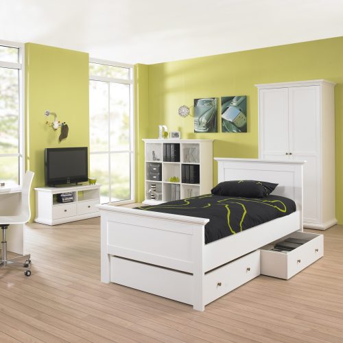 Tifton 2 Door Wardrobe, White
