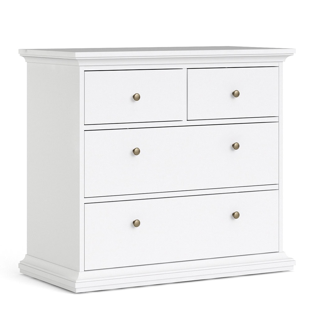 Chest of 4 Drawers in White
