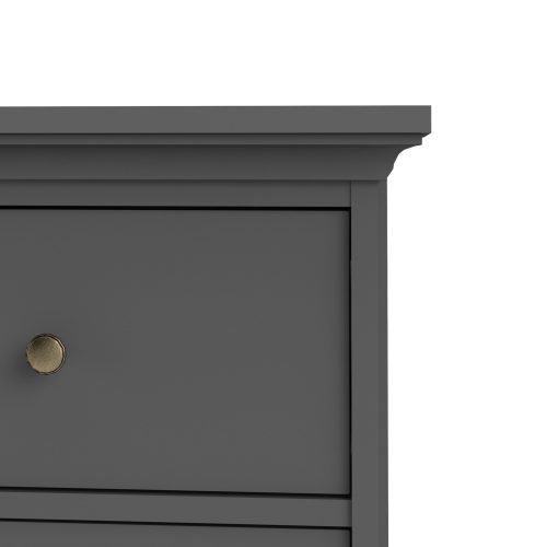 Chest of 4 Drawers in Matt Grey
