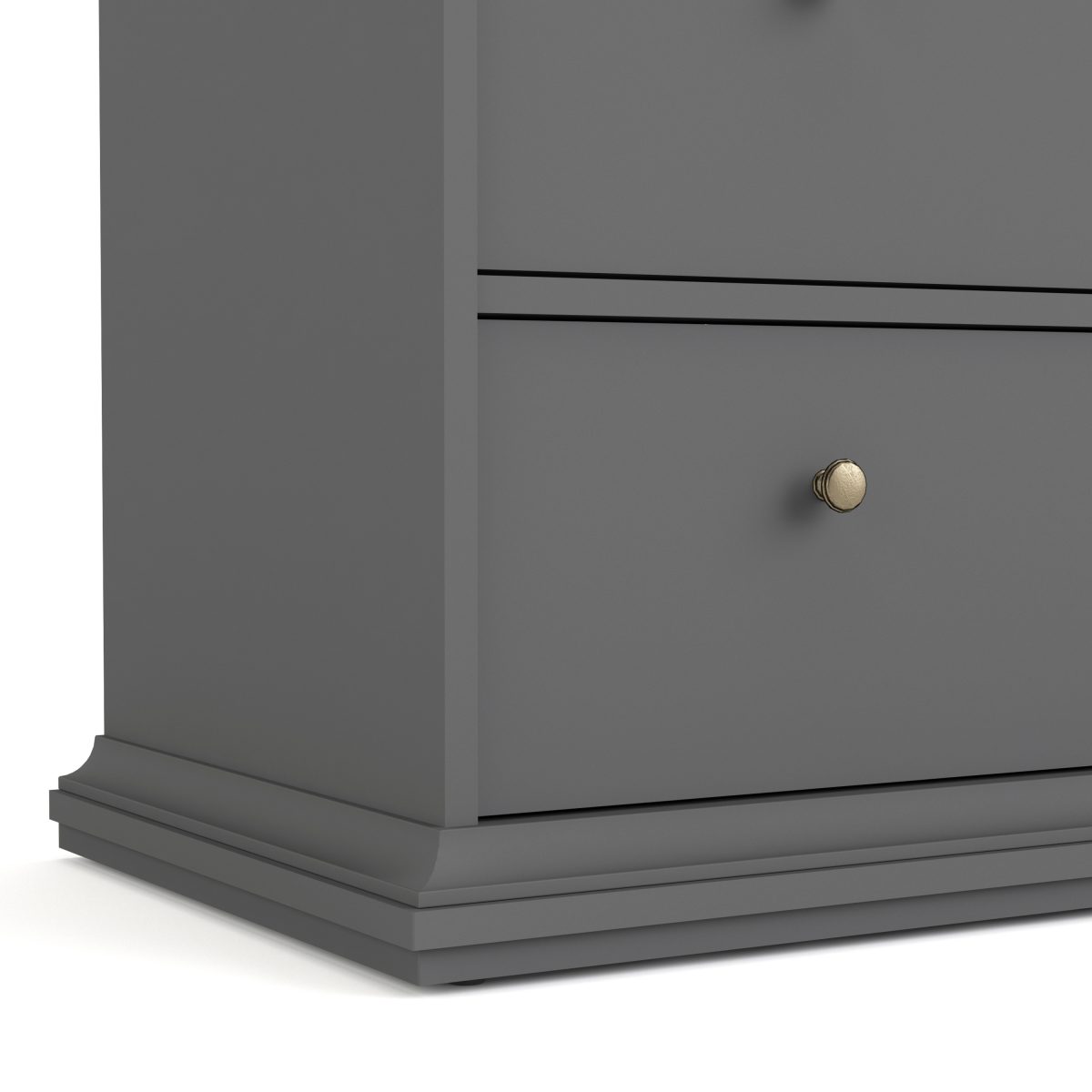 Chest of 4 Drawers in Matt Grey