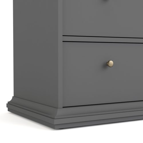 Chest of 4 Drawers in Matt Grey