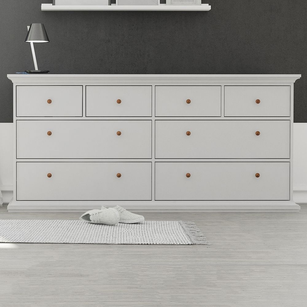 white chest of drawers 8 drawers