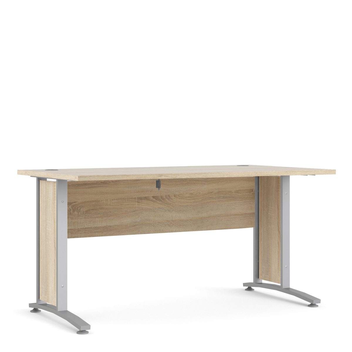 Connel 150cm Desk, Oak & Silver Grey