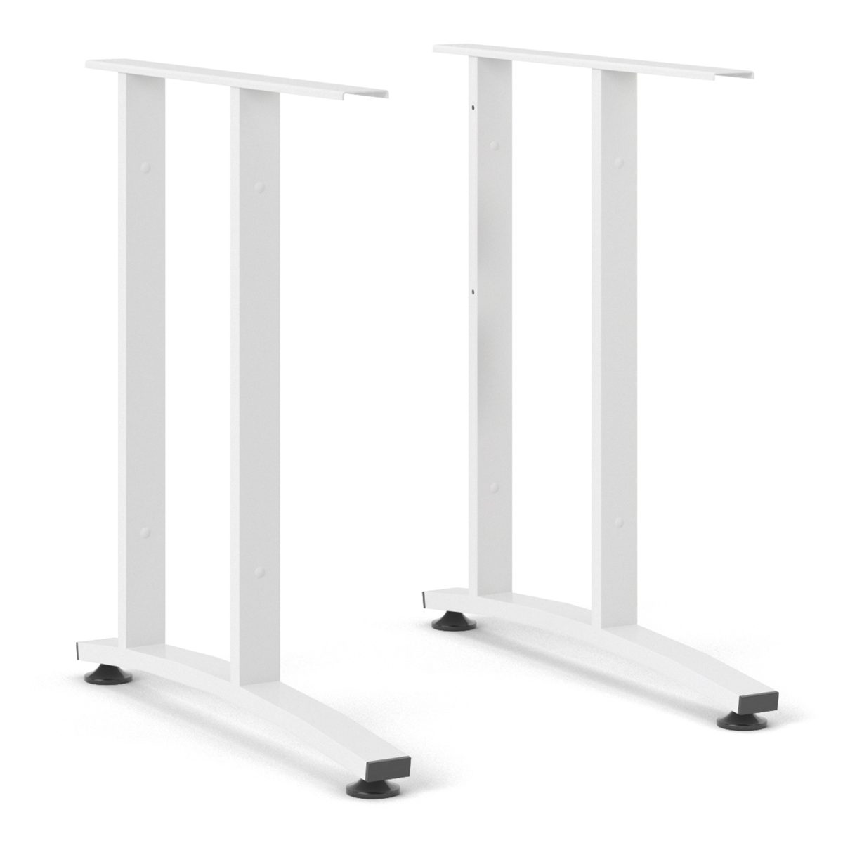Connel 120cm Desk, Black woodgrain & White