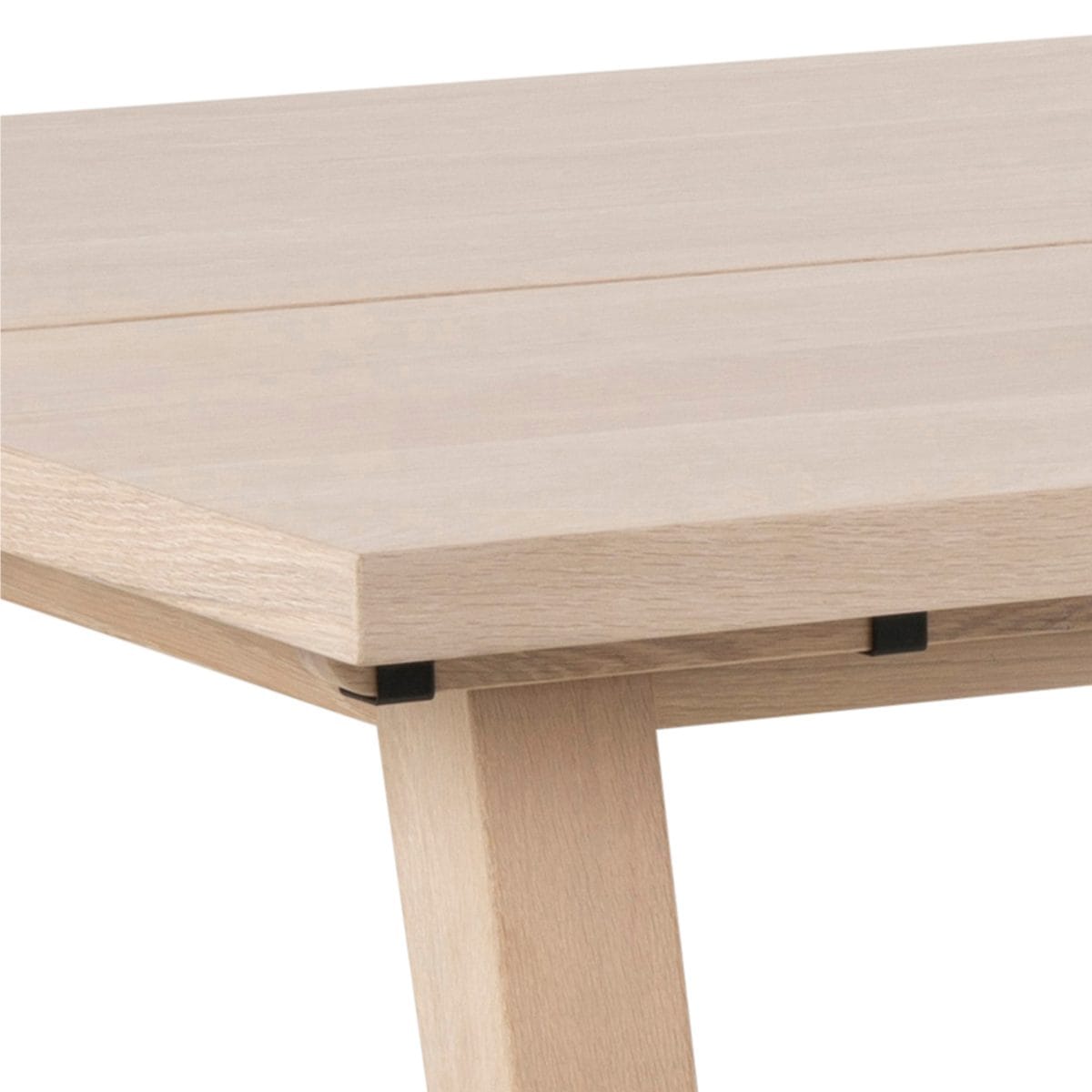 Honos Rectanglar Dining Table, White Oak
