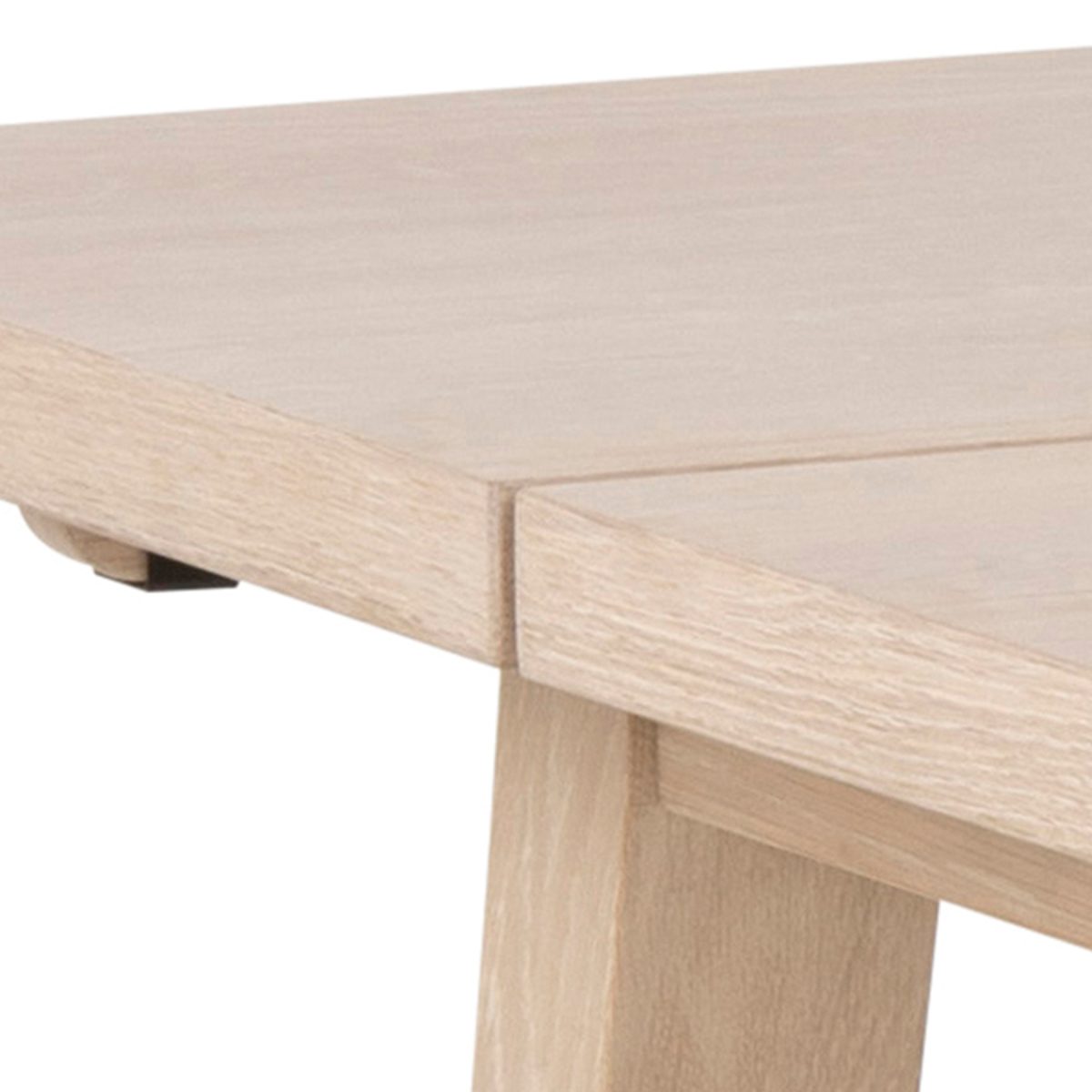 Honos Rectanglar Dining Table, White Oak