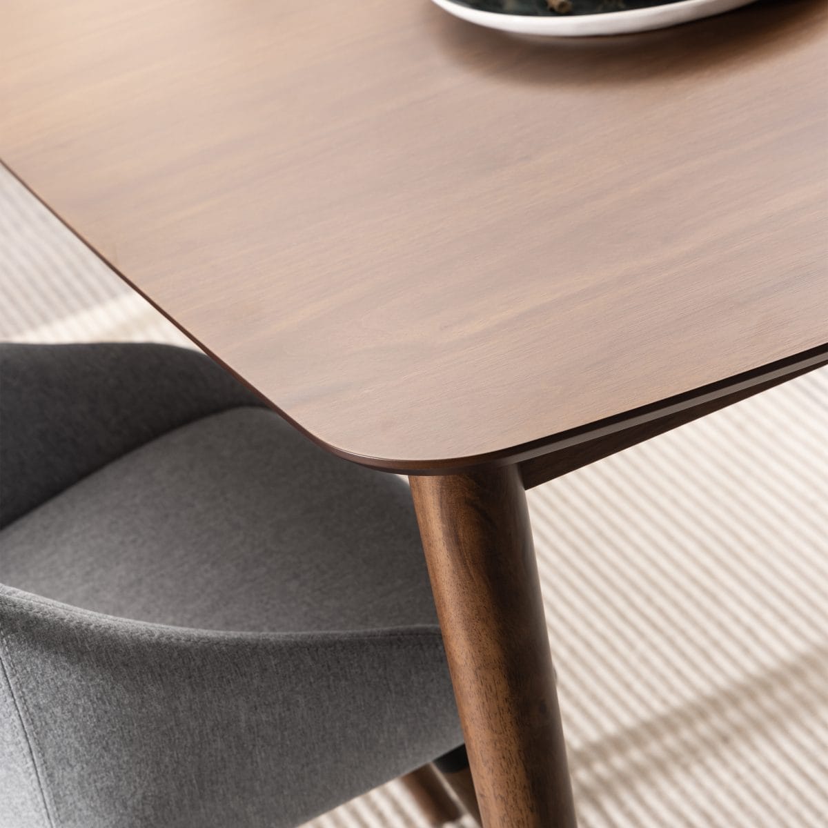 Harlaxton Rectangular Dining Table, Walnut