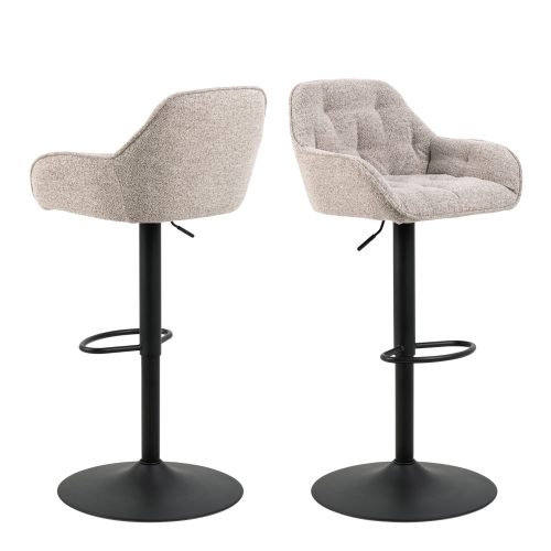Pair of Romeo Boucle Bar Chairs, Beige