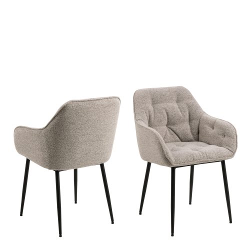 Oakamoor Dining Arm Chair, Beige.