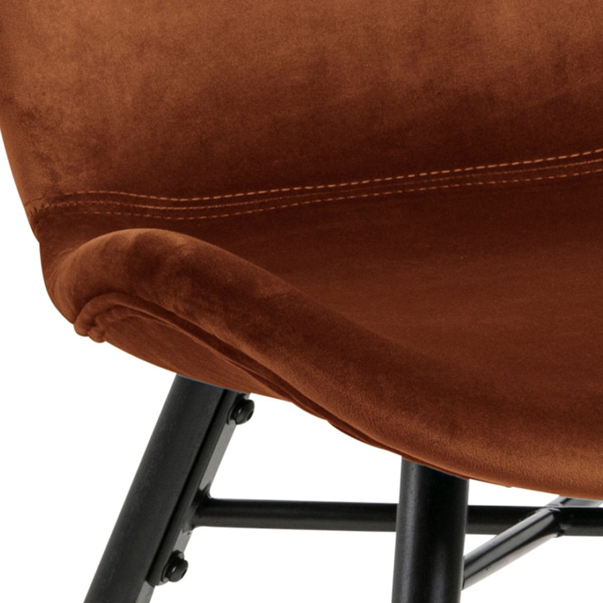 Ridley Set of 2 Dining Chairs, Copper