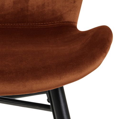 Ridley Set of 2 Dining Chairs, Copper