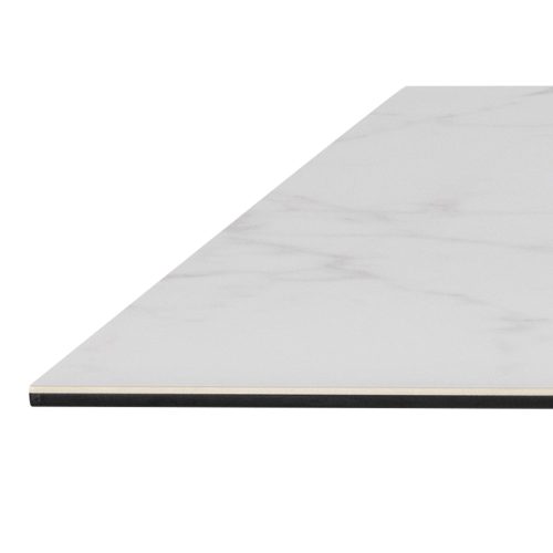 Caernarfon Ceramic Dining Table, White