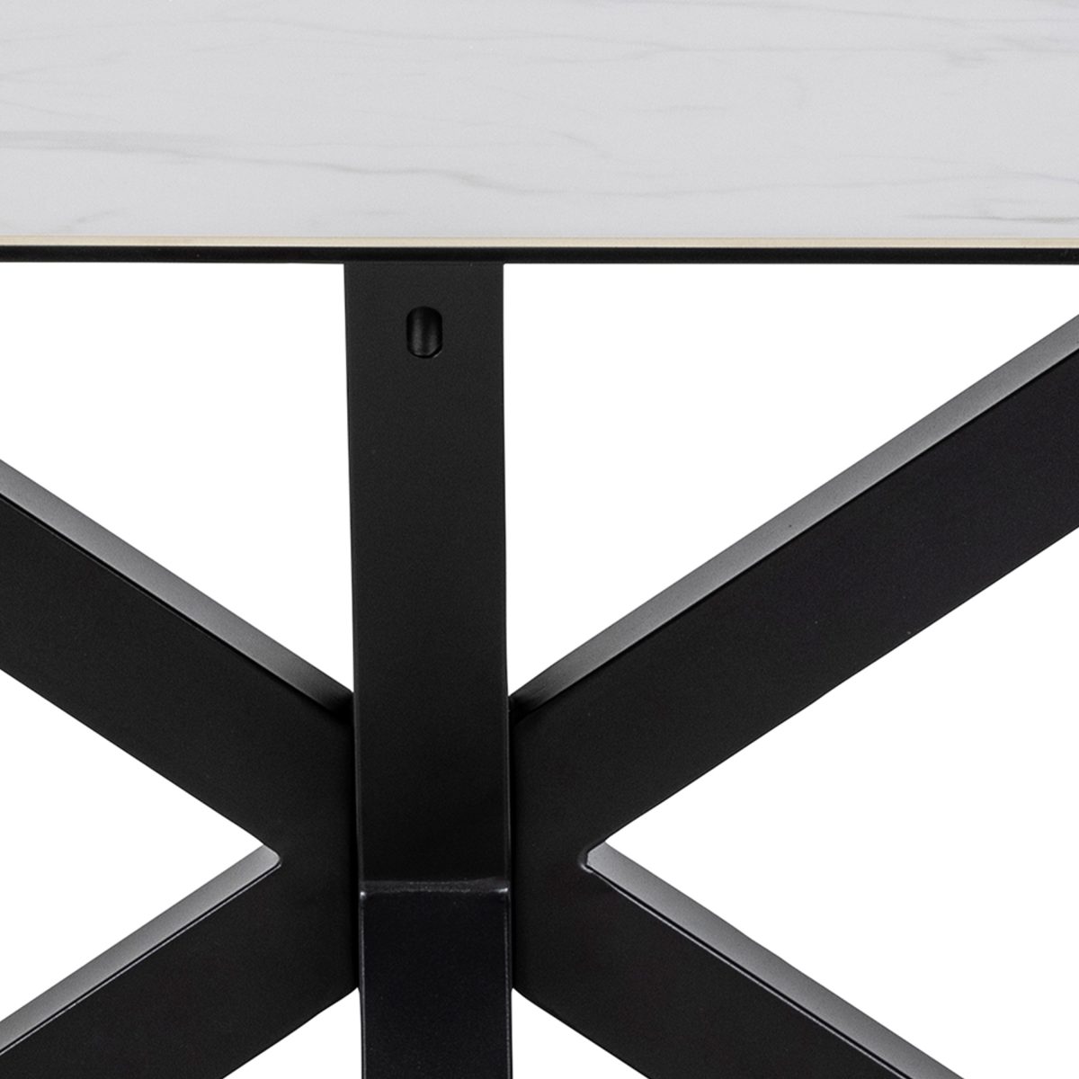 Caernarfon Ceramic Dining Table, White