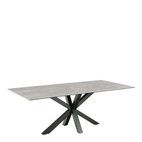Caernarfon Ceramic Dining Table, Grey