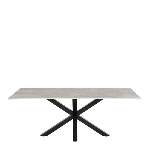 Caernarfon Ceramic Dining Table, Grey