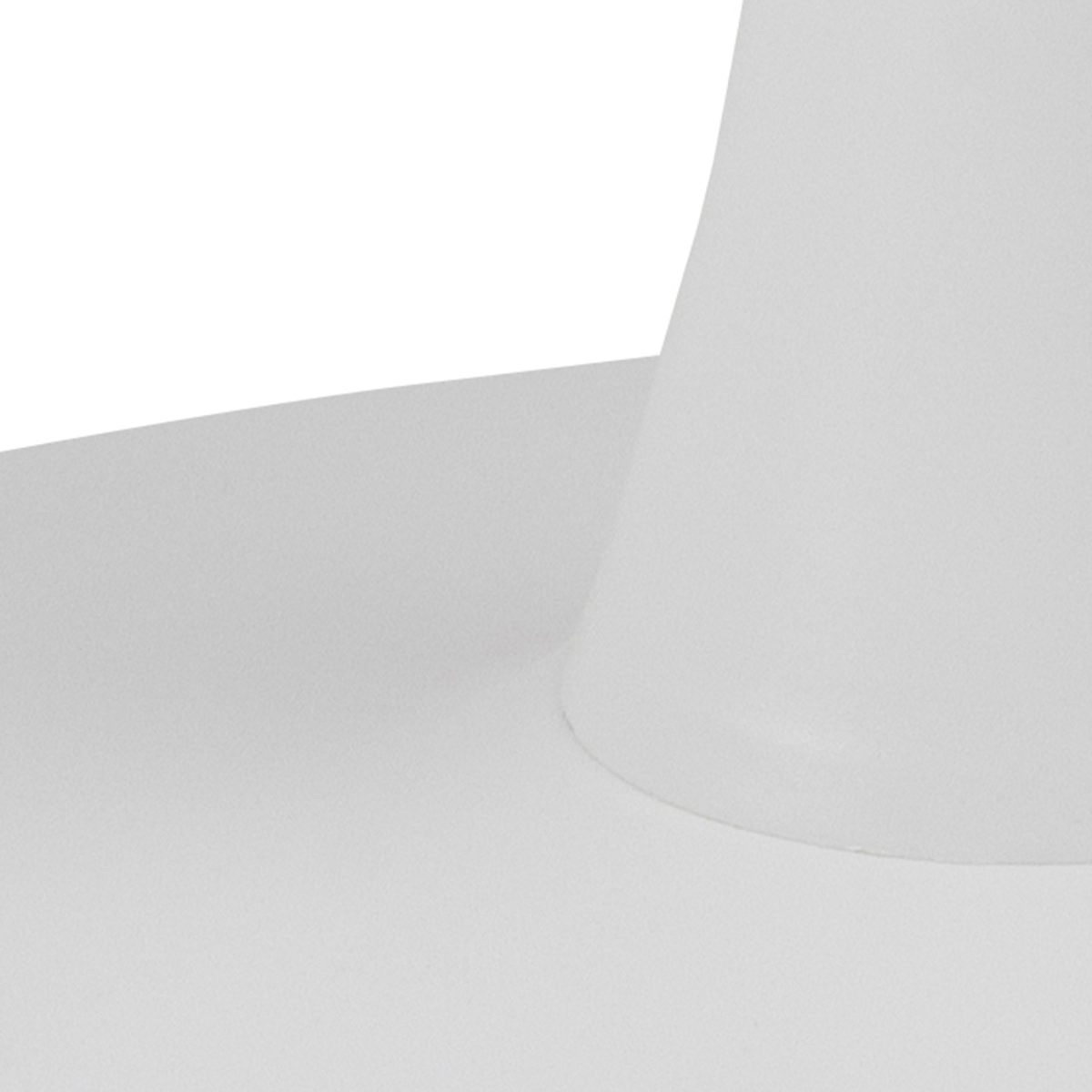 Liberta Ceramic Square Dining Table, White