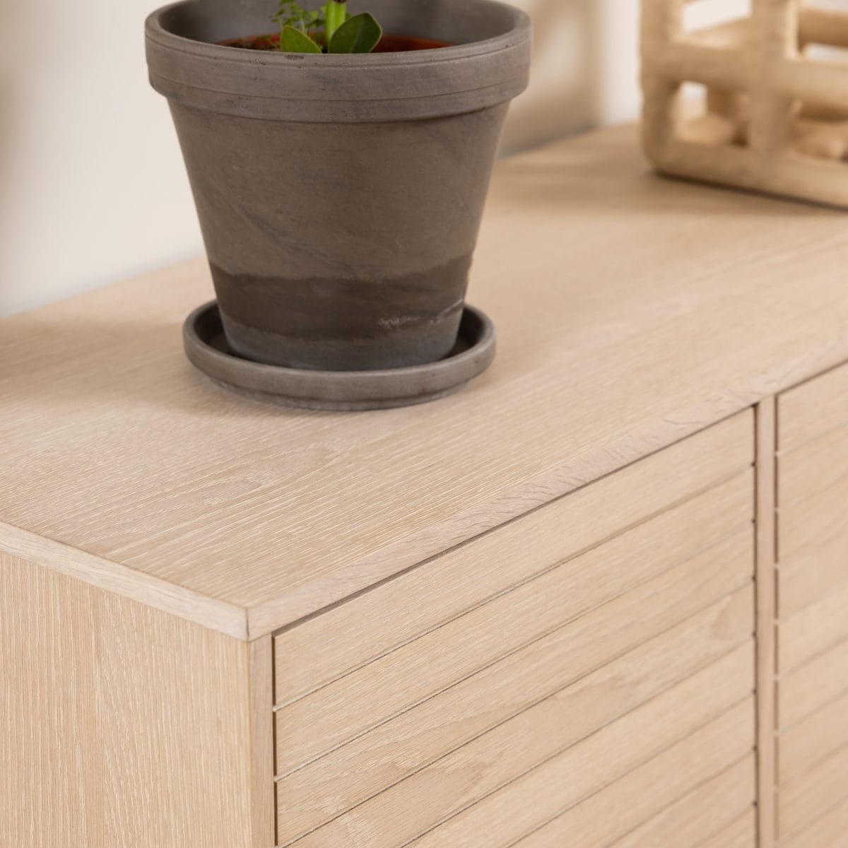 Menai White Oak Large Sideboard