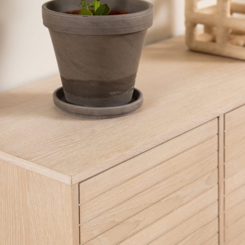 Menai White Oak Large Sideboard