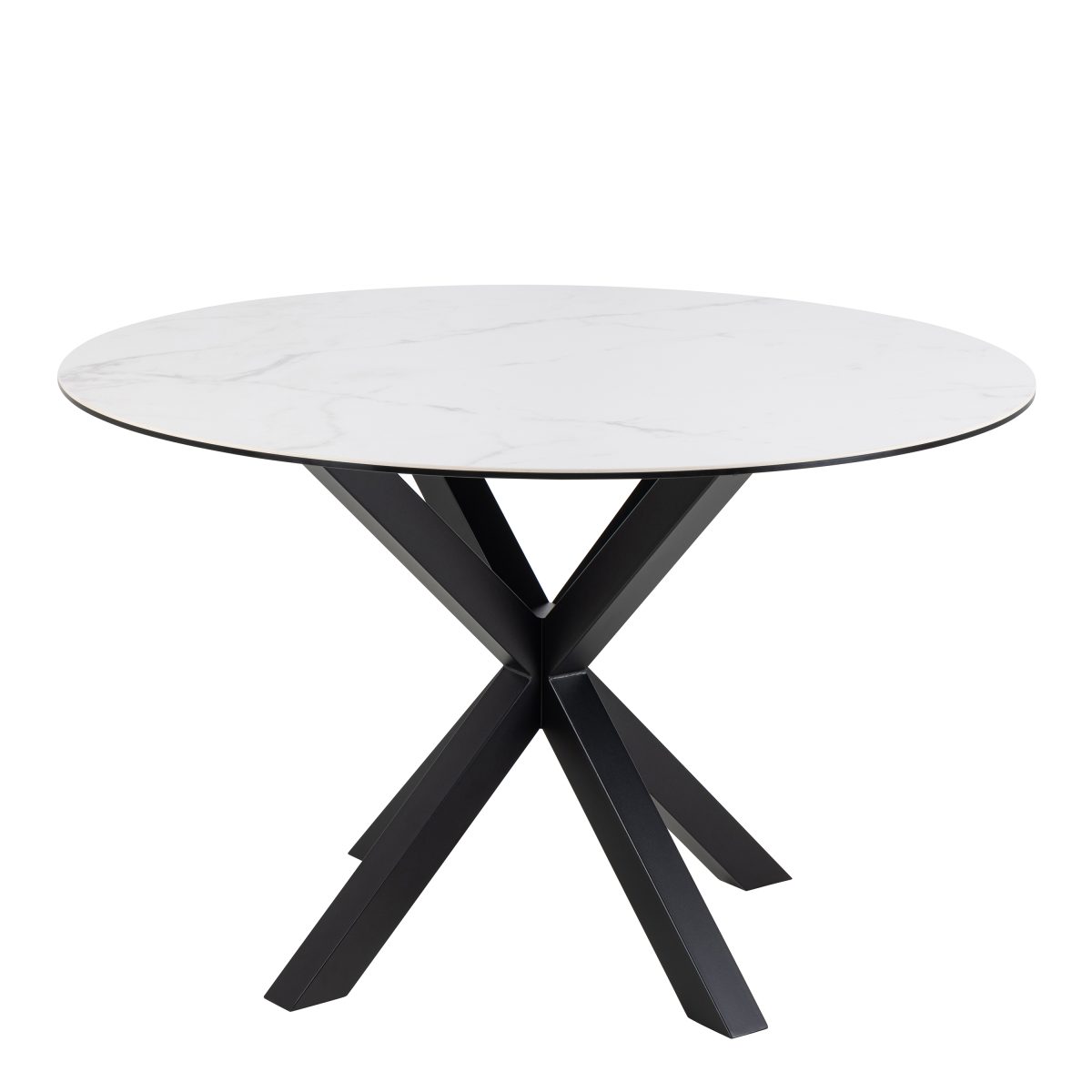 Caernarfon Ceramic Dining Table, White