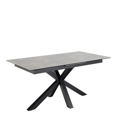 Caernarfon Extending Ceramic Dining Table, Grey 168cm - 210cm