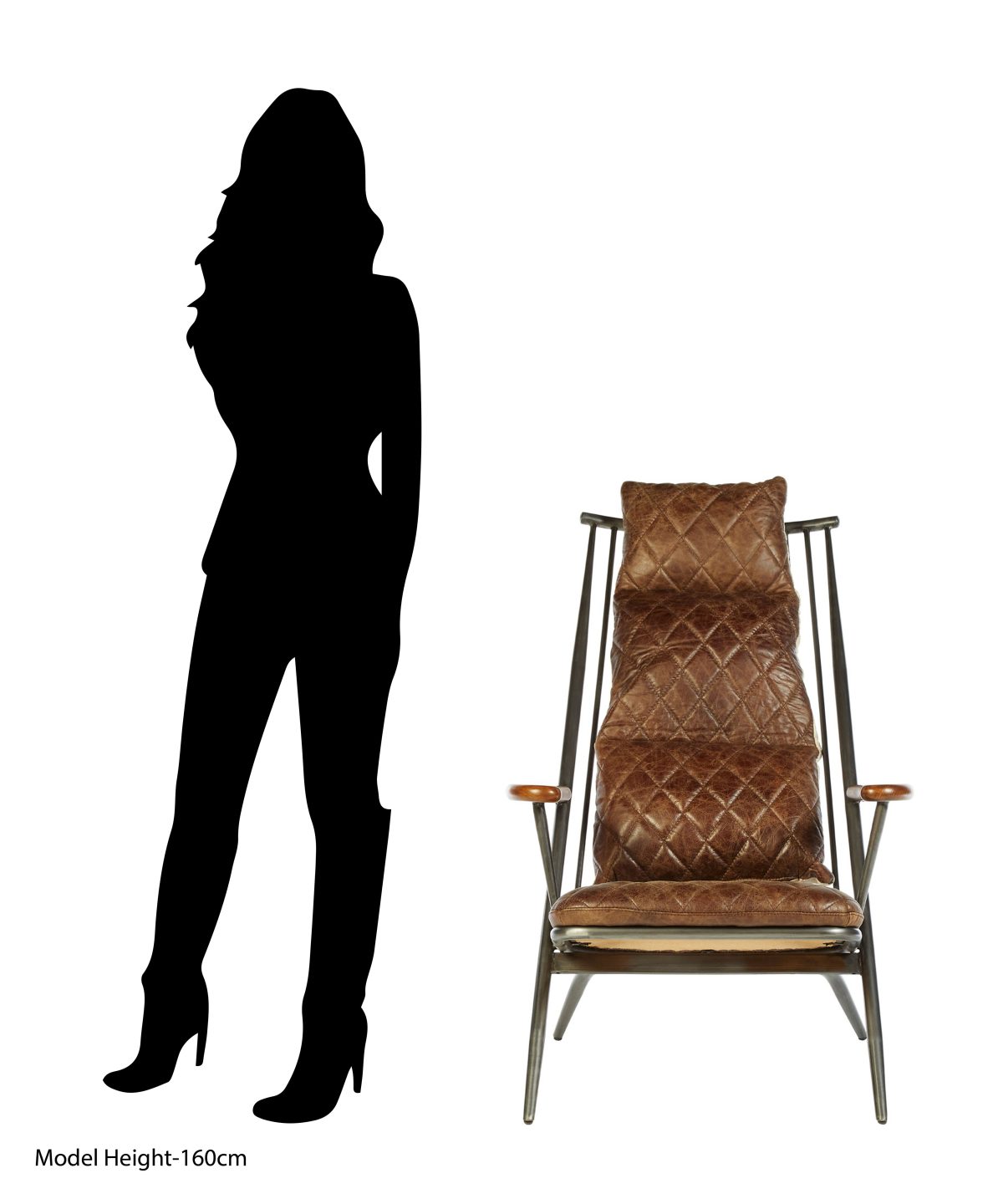 Cubitt Armchair - Brown Leather