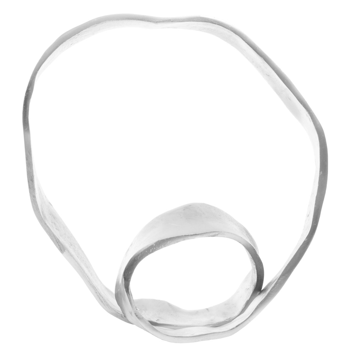 Kensington Large Knot Sculpture - Silver