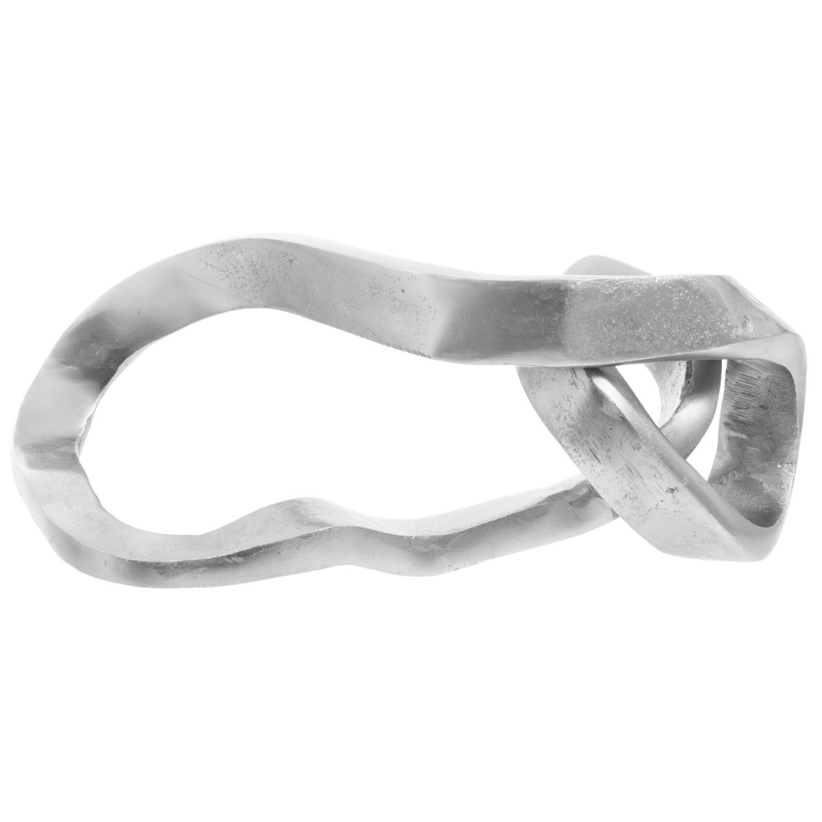 Kensington Abstract Knot Sculpture - Silver
