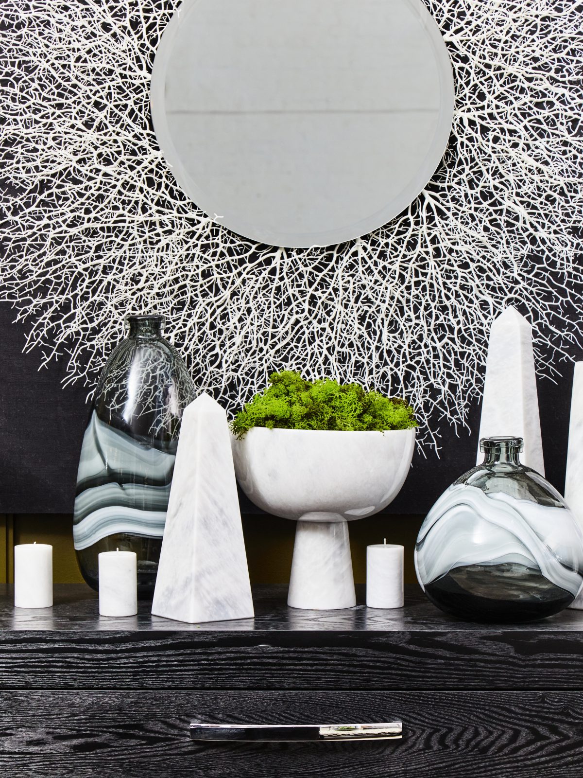 Nolita  Small White Marble Obelisk