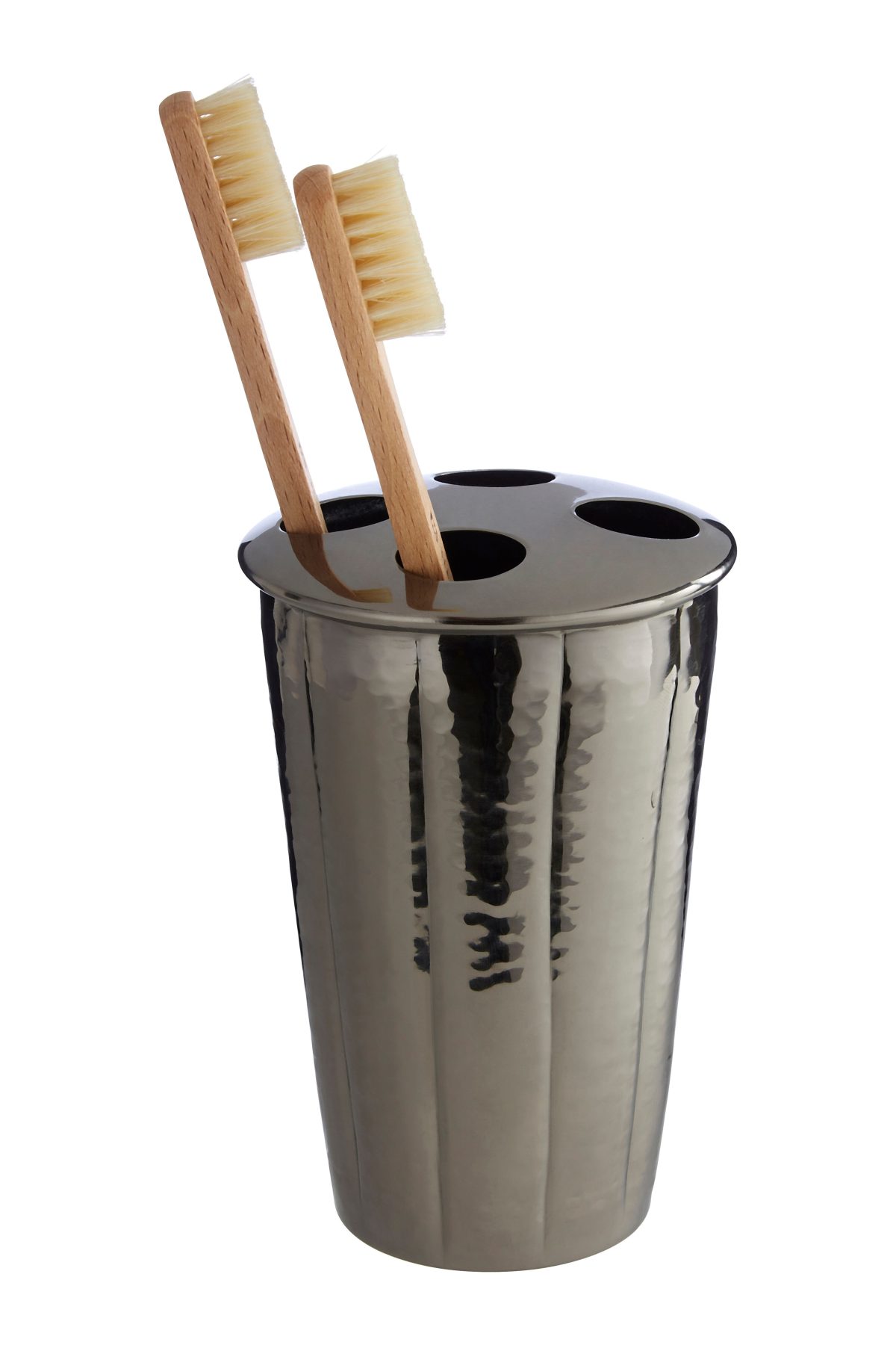 Coleby Hammered Black Nickel Toothbrush Holder