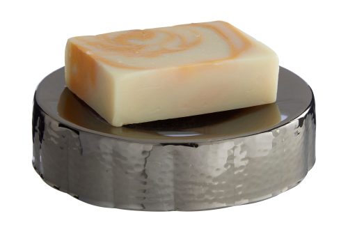 Coleby Hammered Black Nickel Soap Dish