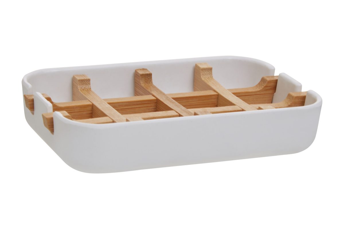 Sutton White Soap Dish