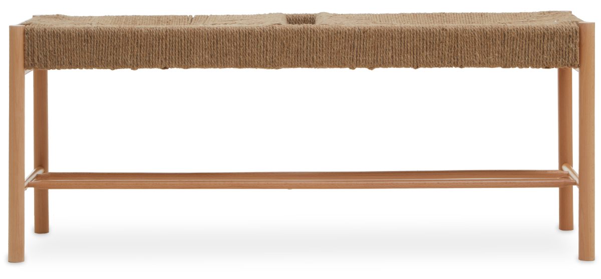 Alfena Natural Weave Bench