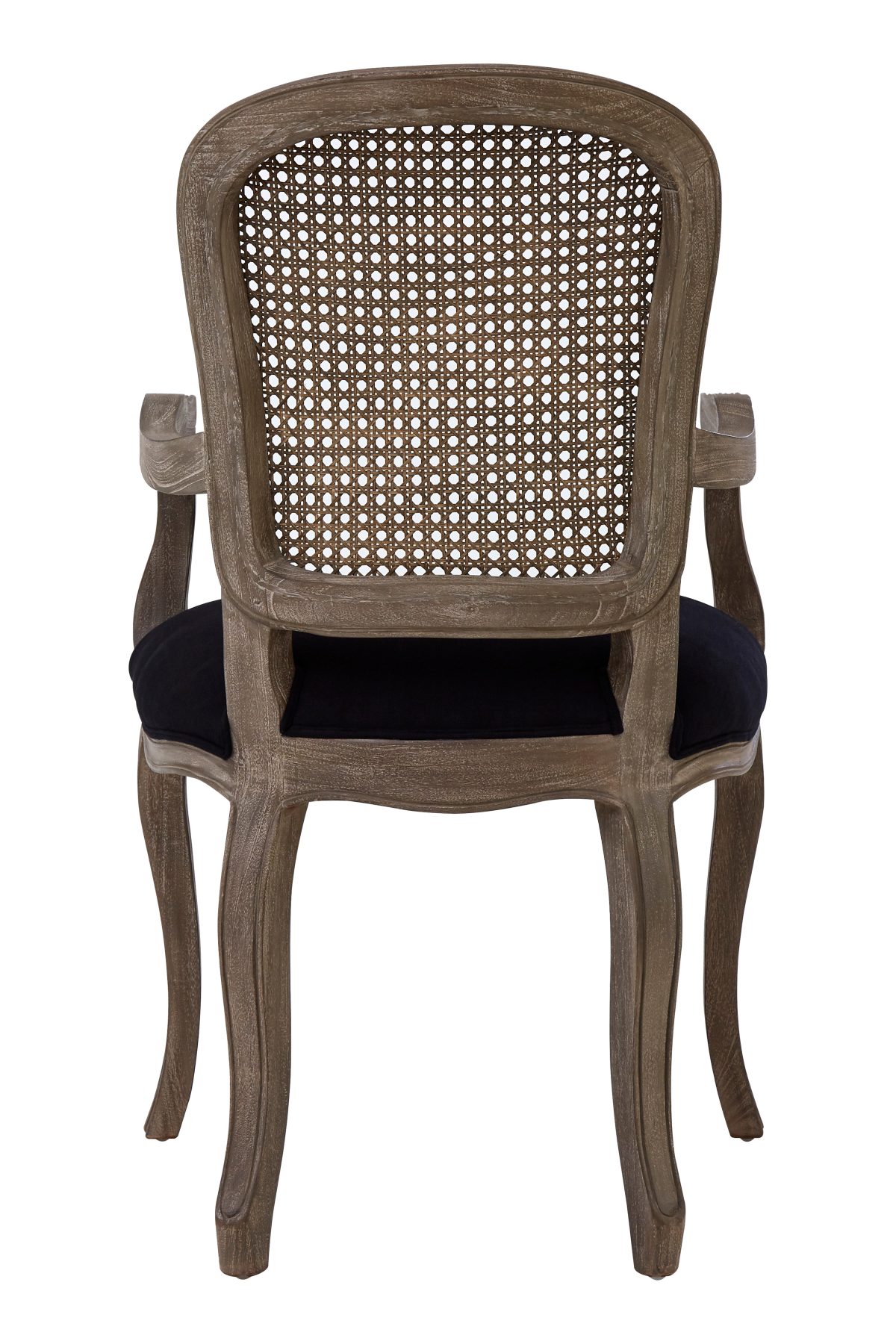 Paris Distressed Dining Chair - Black