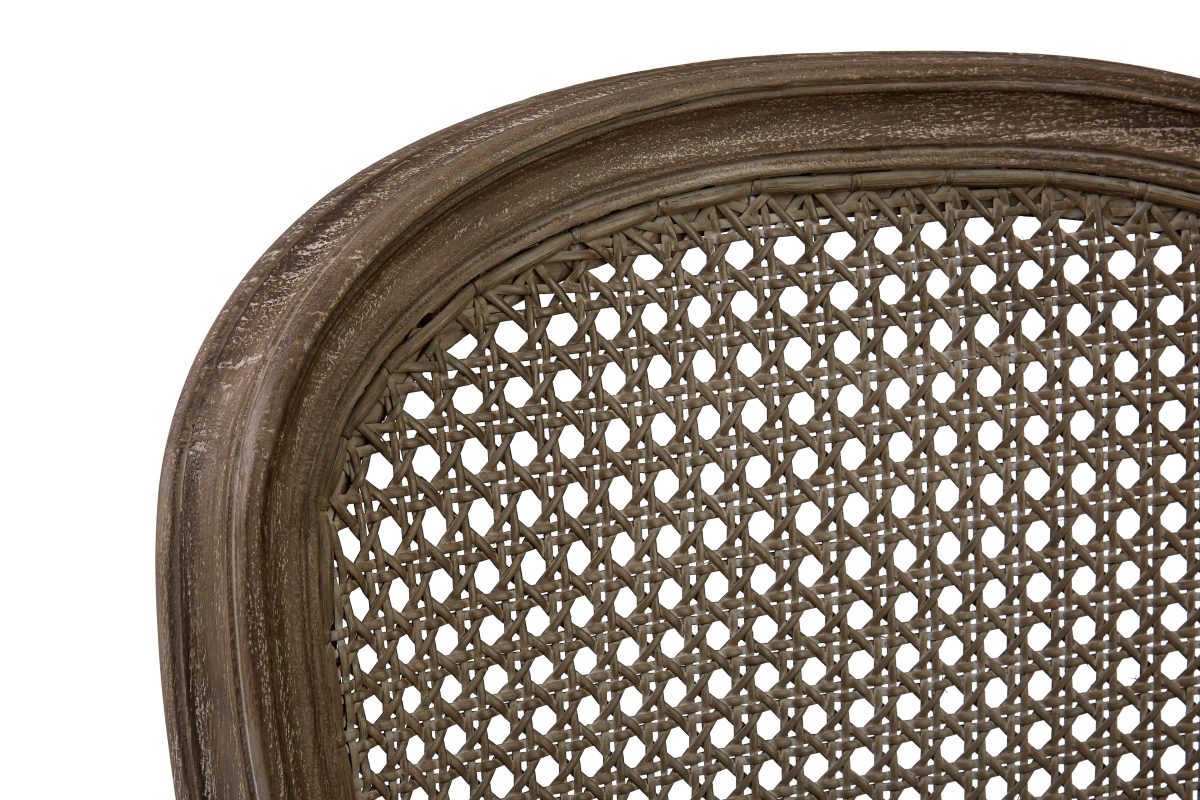 Paris Distressed Dining Chair - Black