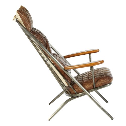 Cubitt Armchair - Brown Leather