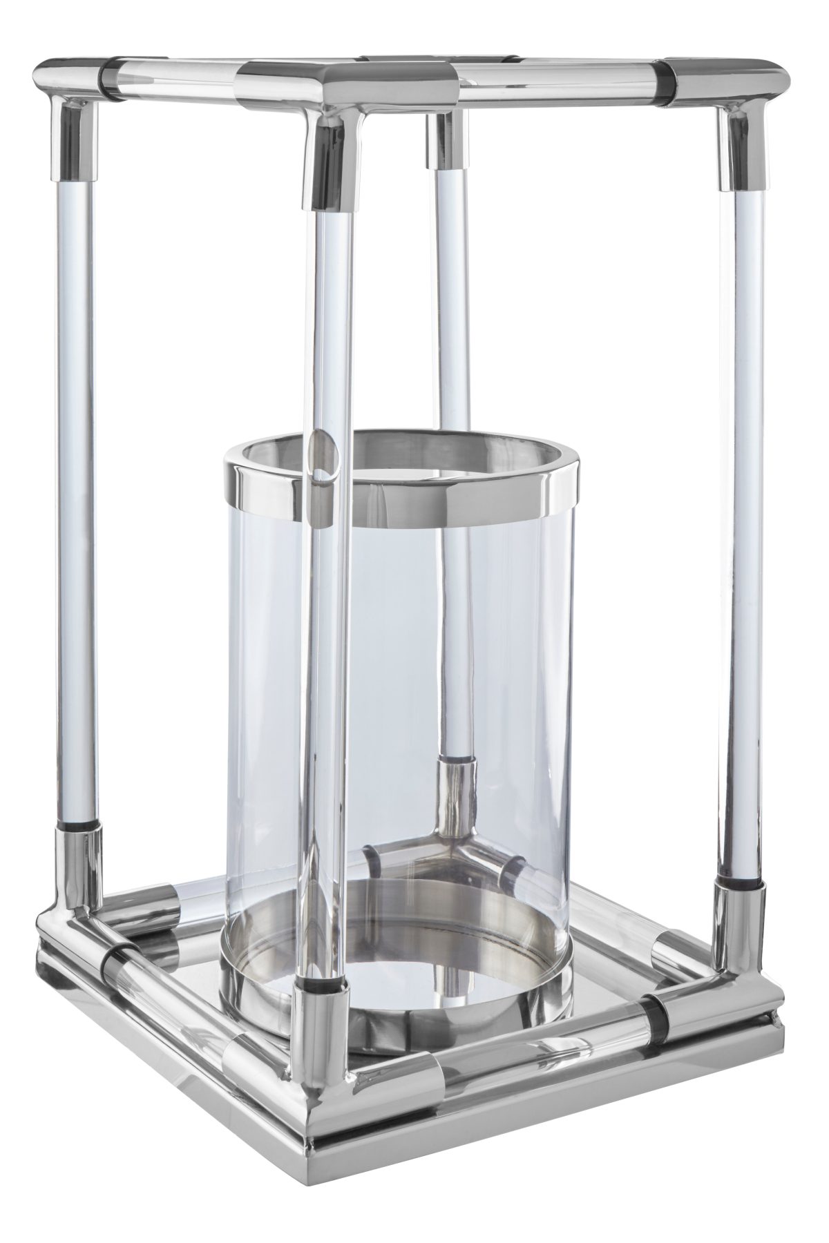 Capri Large Candle Holder - Silver