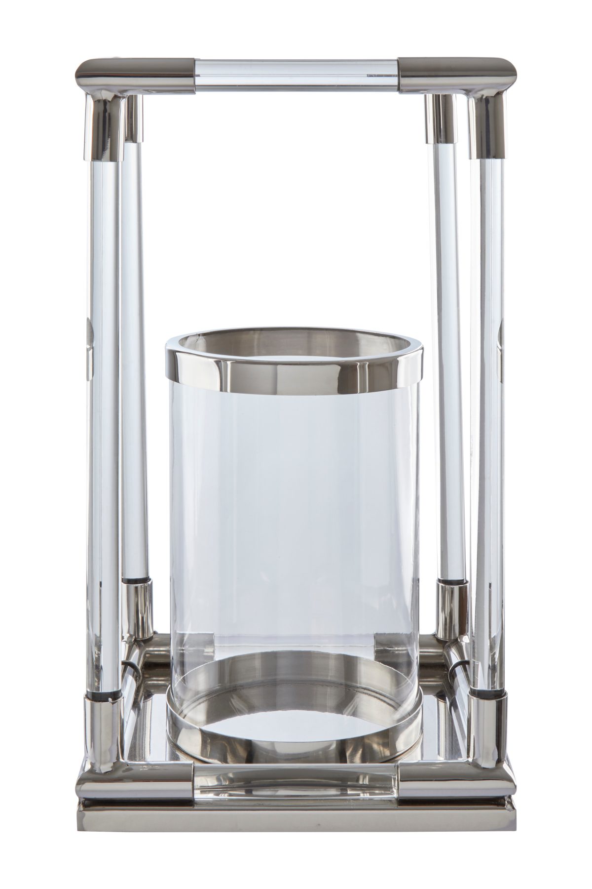 Capri Large Candle Holder - Silver