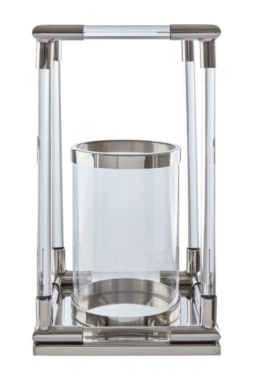 Capri Large Candle Holder - Silver