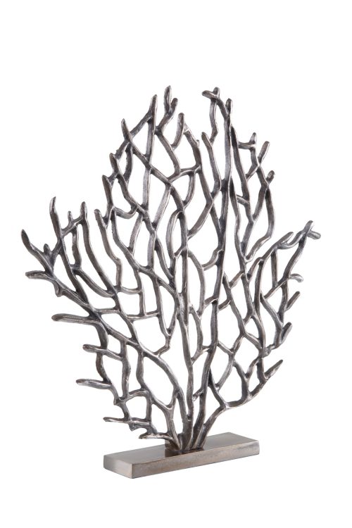 Mayfair Small Coral Sculpture - Black Nickel