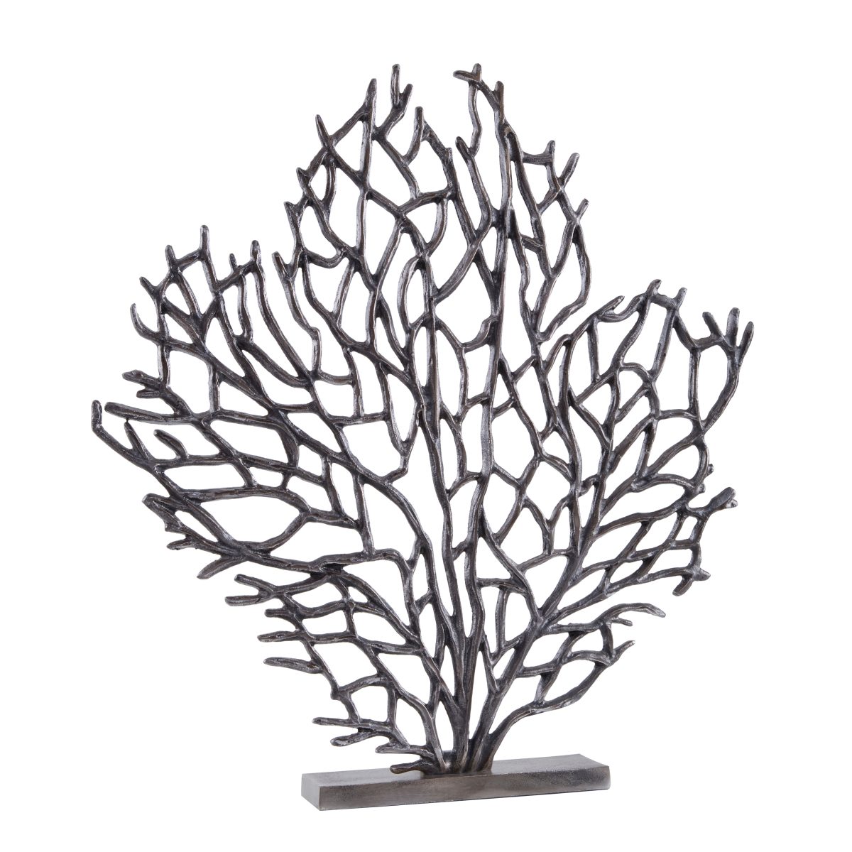 Mayfair Large Coral Sculpture - Black Nickel