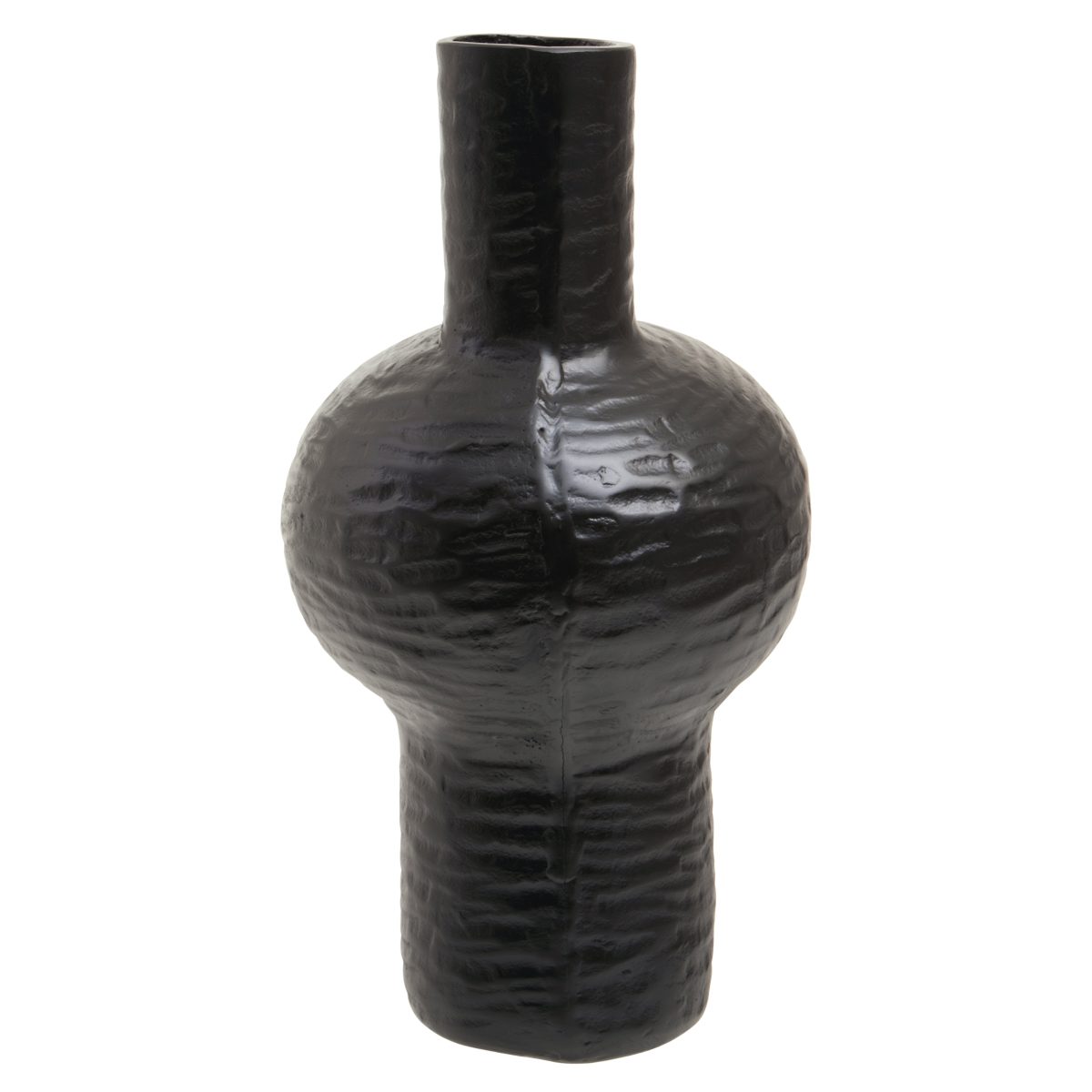 Soho Large Abstract Vase - Black