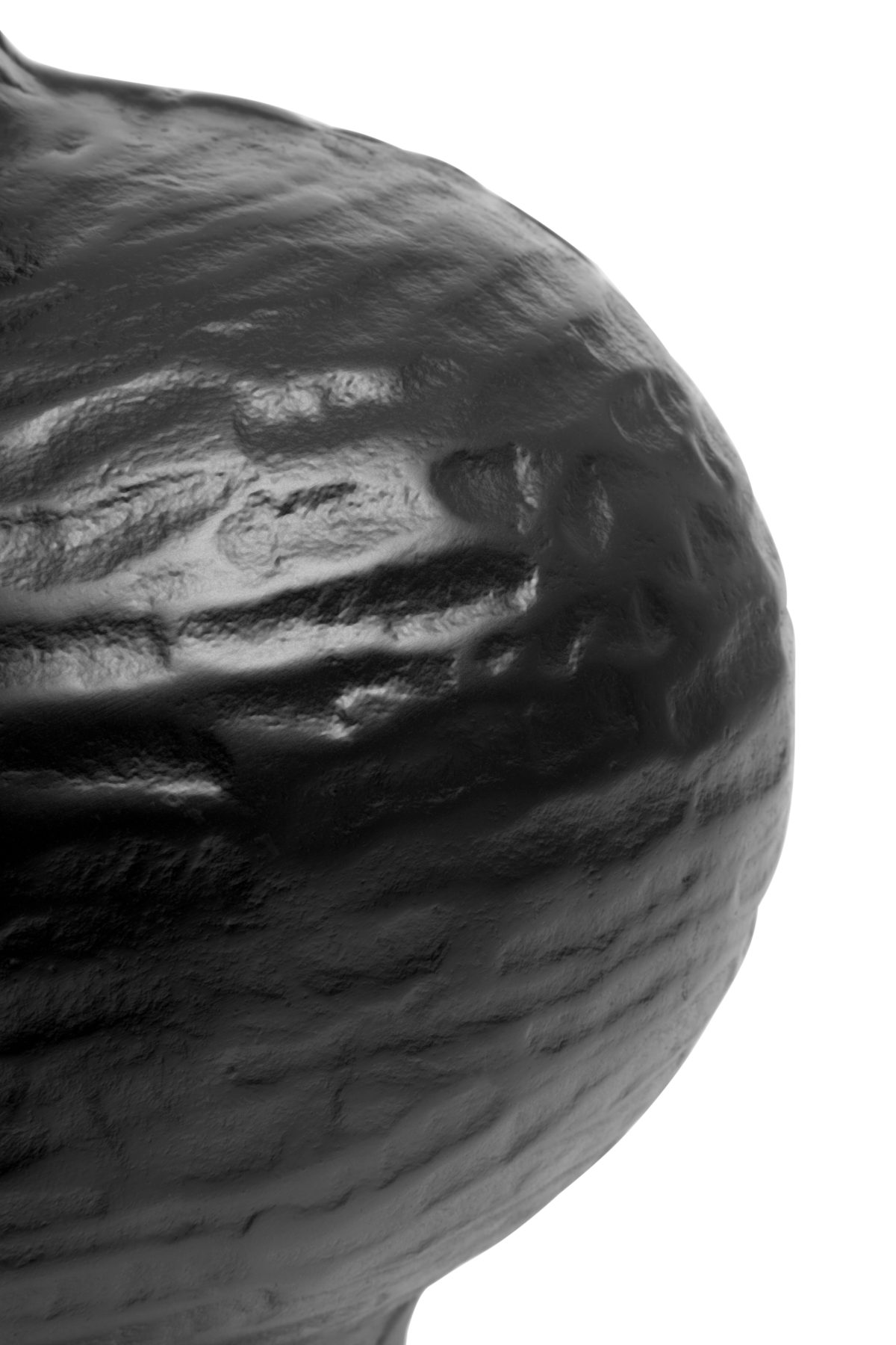 Soho Large Abstract Vase - Black