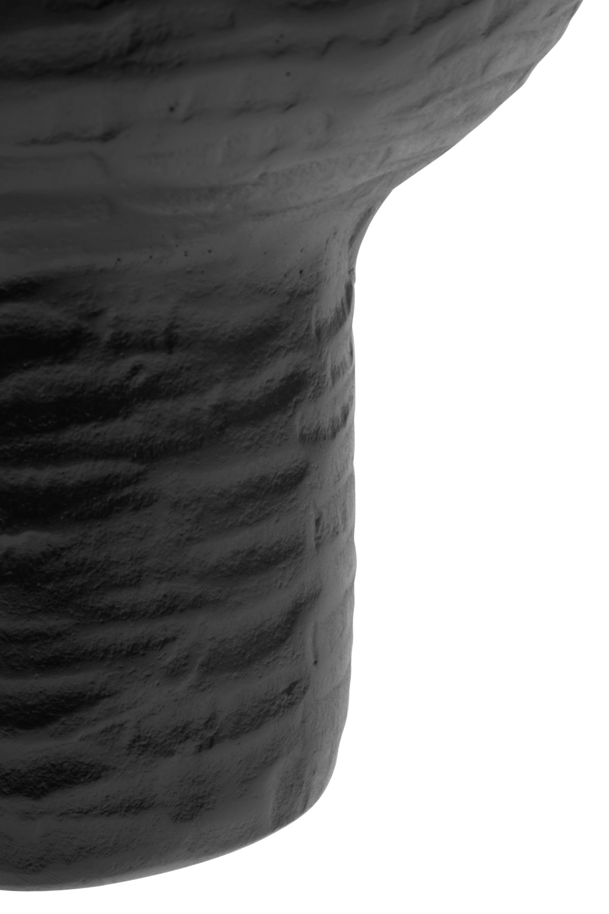 Soho Large Abstract Vase - Black