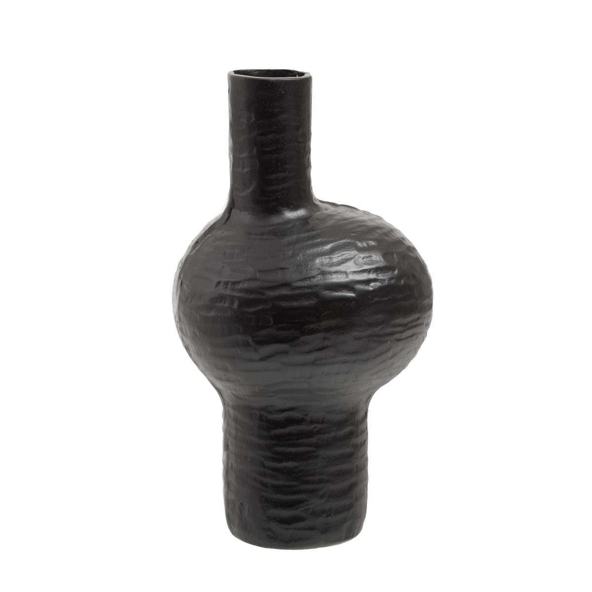 Soho Large Abstract Vase - Black